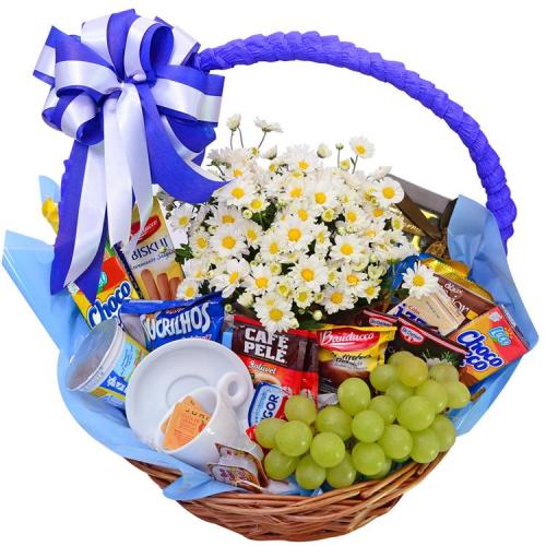 CESTA CAFÉ DA MANHÃ LUXO